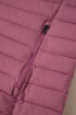 Solid Quilted Zip Up Insulated Puffer Jacket