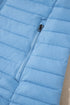 Solid Quilted Zip Up Insulated Puffer Jacket