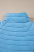 Solid Quilted Zip Up Insulated Puffer Jacket