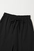 Solid Relaxed Fit Elastic Waist Drawstring Loose Pants
