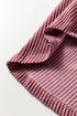 Solid Ribbed Cording Roll Tab Sleeve Shacket Jacket