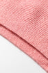 Solid Ribbed Knit Half Sleeve Poncho Plus Size Sweater