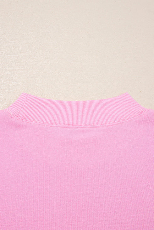 Solid Ribbed Knit Tiered Ruffle Pullover Blouse