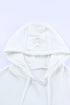 Solid Ripped Hooded Sweatshirt With Kangaroo Pocket