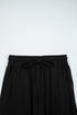 Solid Ruffled High Waist Wide Leg Pocket Pants