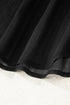 Solid Sheer Tunic Drawstring Shorts Two Piece Beach Cover Up