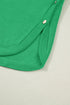 Solid Side Button Round Neck Knit Sleeveless Sweater Vest