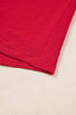 Solid Smocked Cuff Dolman Sleeve Oversized Tunic Blouse