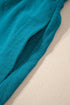 Solid Smocked Square Neck Sleeveless Pocket Jumpsuit