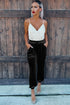 Solid Stretch Velvet Relaxed Lounge Jogger Pants