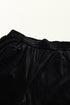 Solid Stretch Velvet Relaxed Lounge Jogger Pants