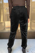 Solid Stretch Velvet Relaxed Lounge Jogger Pants