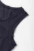 Solid Tank Style Tie Waist Pocketed Jogger Jumpsuit