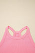 Solid Tank Top Elastic Waist Mini Skort Two Piece Dress