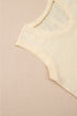 Solid Tank Top Smocked Waist Wide Leg Pant Set