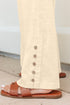 Solid Tank Top Smocked Waist Wide Leg Pant Set