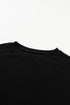 Solid Textured Waffle Knit Drawstring Casual Short Set