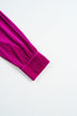 Solid Velvet Chest Pocket Drop Shoulder Shirt