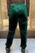 Solid Velvet Jogger Pants