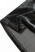 Solid Velvet Square Neck Sleeveless Pocket H-Line Mini Dress