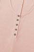 Solid Waffle Knit Sleeveless Button Front Pocket Romper