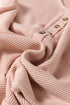 Solid Waffle Knit Sleeveless Button Front Pocket Romper