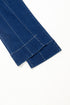 Solid Washed Center Seam Straight Leg Jeans