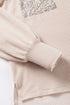 Solid Western Sequin Patch Pocket Corded Shirt Jacket