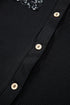 Solid Western Sequin Patch Pocket Corded Shirt Jacket