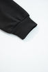 Solid Zip Collar Long Sleeve Drawstring Pant Set