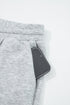 Solid Zip Collar Long Sleeve Drawstring Pant Set