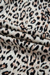 Sophisticated Leopard Printed Halter Neck Backless Ruffled Hem Maxi Dress