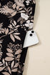 Southern Belle Botanical Print Split Neck Loose Mini Dress
