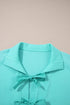 Southern Belle Bow Front Collared Pocket Shift Mini Dress