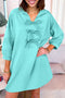 Southern Belle Bow Front Collared Pocket Shift Mini Dress