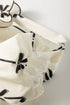 Southern Belle Bow Print Ruffled Puff Sleeve Blouse