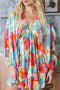 Southern Belle Bracelet Sleeve Empire Waist Mini Floral Dress