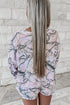 Southern Belle Camouflage Print Henley Short Set
