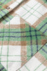 Southern Belle Casual Plaid Button Front Shacket