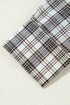 Southern Belle Checkered Plaid Loose Fit Hooded Shacket