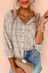 Southern Belle Checkered Plaid Loose Fit Hooded Shacket