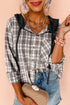 Southern Belle Checkered Plaid Loose Fit Hooded Shacket