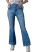 Southern Belle Distressed Flared Denim Jeans