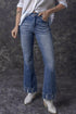 Southern Belle Distressed Flared Denim Jeans