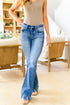 Southern Belle Distressed Flared Denim Jeans