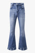 Southern Belle Distressed Flared Denim Jeans