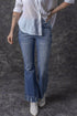 Southern Belle Distressed Flared Denim Jeans