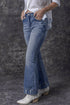 Southern Belle Distressed Flared Denim Jeans