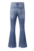 Southern Belle Distressed Flared Denim Jeans