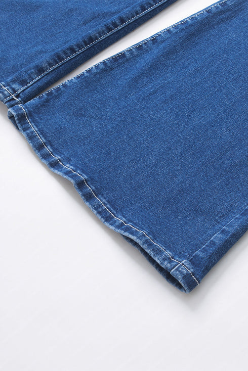 Southern Belle Elastic High Waist Flare Denim Jeans